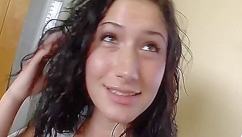 Mature woman takes a hot facial