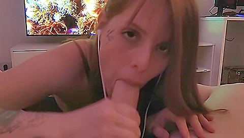 Sexy black girl gets banged by two