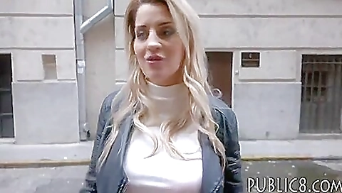 Blonde slut gets fucked by her boyfriend