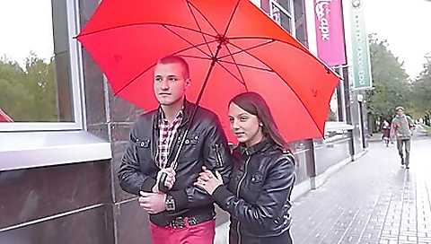 Sexy brunette fucked and in the bathroom