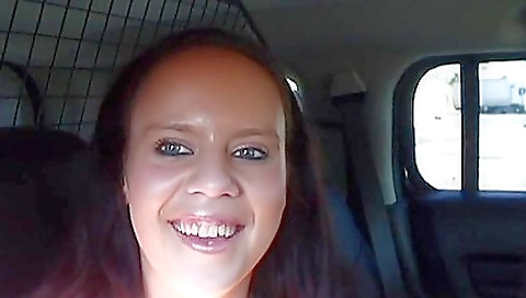 Sexy blond brid with a toy in her mouth